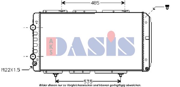 AKS DASIS Radiators, Motora dzesēšanas sistēma 060610N